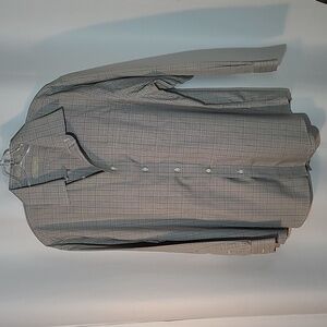 Men shirt long sleeve Nordstrom size 17 1/2 Houndstooth pattern